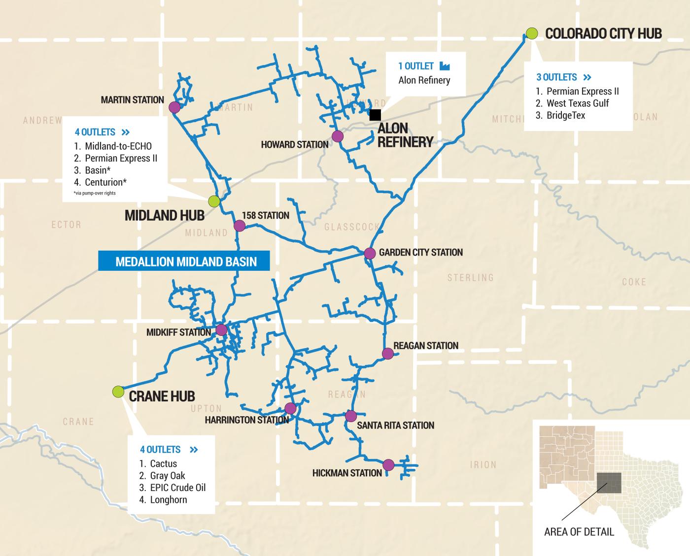 Medallion Operations Map